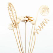 7kom Drveni Ratan Kroz Cvijeće Difuzori Dodaci Reed Difuzor Zamjenski Štap DIY Home Decor Aromatični Ratan