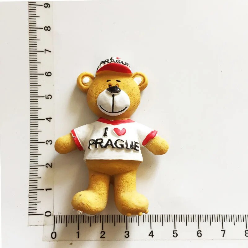 Tšehhi Vabariik Praha Kultuurmaastik Turism Suveniirid Külmkapimagnetid Käsitsi maalitud magnetilised külmikukleebised Kodukaunistus