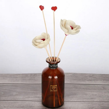 Изкуствени цветя Пръчици за дифузьор на парфюм Вълнообразна ратанова тръстика Резервен дифузьор за аромати Пръчици за пълнене Ароматизатор за стая