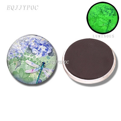 30 MM pčela medonosna magnetna dekoracija za hladnjak 3d pčela životinjska staklena kupola koja se može ukloniti i svijetli noću ukrasne magnetske naljepnice za hladnjak