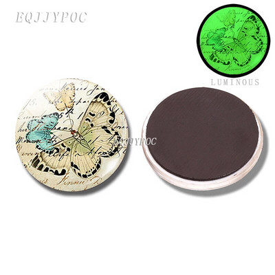 30 MM pčela medonosna magnetna dekoracija za hladnjak 3d pčela životinjska staklena kupola koja se može ukloniti i svijetli noću ukrasne magnetske naljepnice za hladnjak