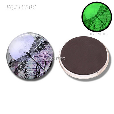 30 MM pčela medonosna magnetna dekoracija za hladnjak 3d pčela životinjska staklena kupola koja se može ukloniti i svijetli noću ukrasne magnetske naljepnice za hladnjak