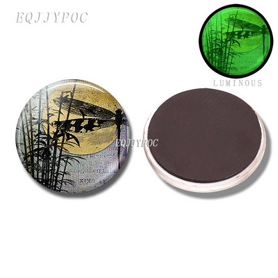 30 MM pčela medonosna magnetna dekoracija za hladnjak 3d pčela životinjska staklena kupola koja se može ukloniti i svijetli noću ukrasne magnetske naljepnice za hladnjak