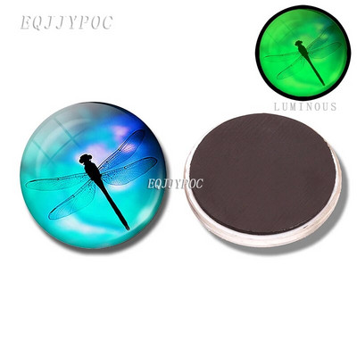 30 MM pčela medonosna magnetna dekoracija za hladnjak 3d pčela životinjska staklena kupola koja se može ukloniti i svijetli noću ukrasne magnetske naljepnice za hladnjak