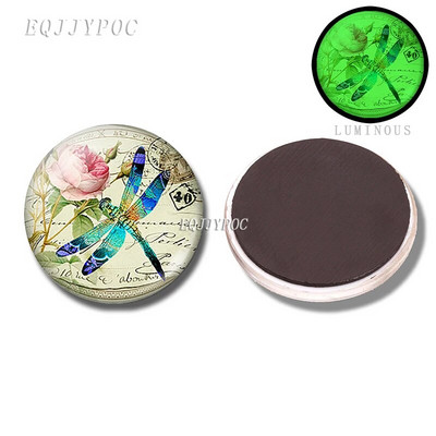 30 MM pčela medonosna magnetna dekoracija za hladnjak 3d pčela životinjska staklena kupola koja se može ukloniti i svijetli noću ukrasne magnetske naljepnice za hladnjak