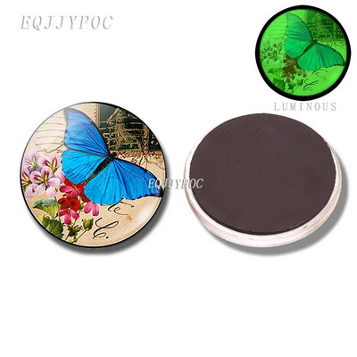 30 MM pčela medonosna magnetna dekoracija za hladnjak 3d pčela životinjska staklena kupola koja se može ukloniti i svijetli noću ukrasne magnetske naljepnice za hladnjak