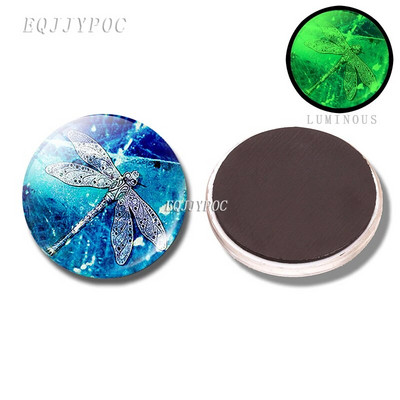 30 MM pčela medonosna magnetna dekoracija za hladnjak 3d pčela životinjska staklena kupola koja se može ukloniti i svijetli noću ukrasne magnetske naljepnice za hladnjak