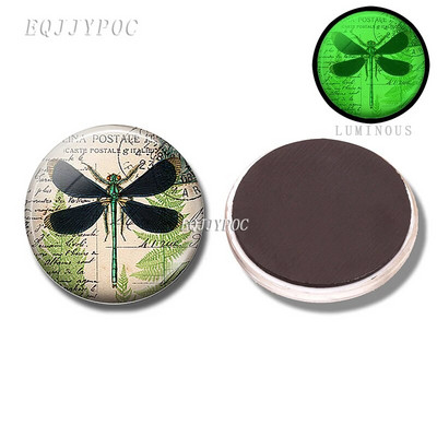 30 MM pčela medonosna magnetna dekoracija za hladnjak 3d pčela životinjska staklena kupola koja se može ukloniti i svijetli noću ukrasne magnetske naljepnice za hladnjak