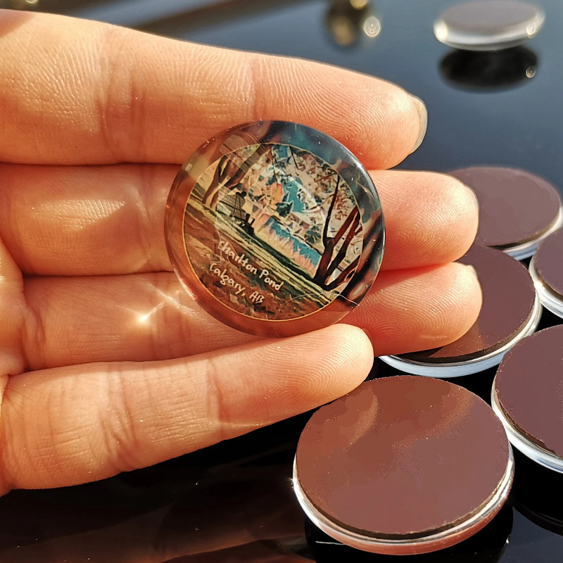 30 MM pčela medonosna magnetna dekoracija za hladnjak 3d pčela životinjska staklena kupola koja se može ukloniti i svijetli noću ukrasne magnetske naljepnice za hladnjak