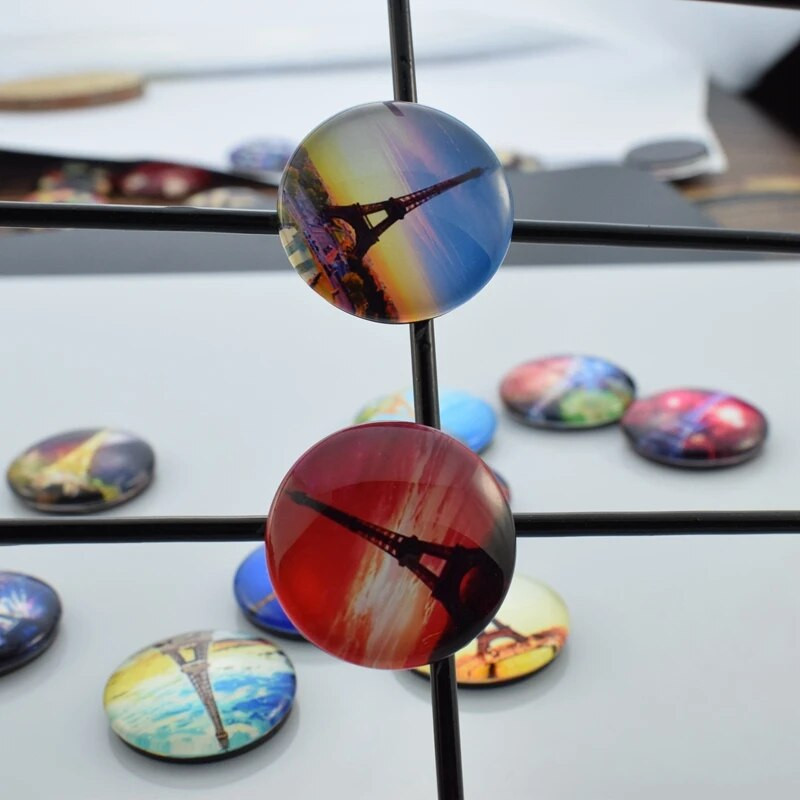 30 MM pčela medonosna magnetna dekoracija za hladnjak 3d pčela životinjska staklena kupola koja se može ukloniti i svijetli noću ukrasne magnetske naljepnice za hladnjak