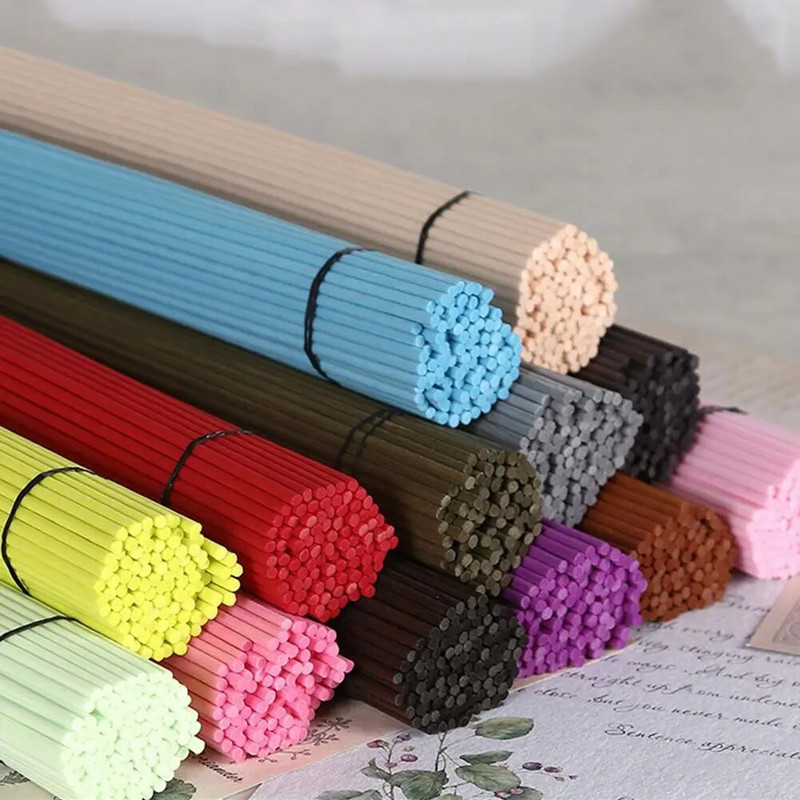 3 mm-es aromadiffúzor csere rattan nádpálcikák levegő utántöltő aromaolaj diffúzor frissítő aromaterápiás 20 cm-es pálcikák 6p Q2R0