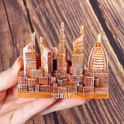 Magneti za hladnjak 3d naljepnica svjetska tura Egipat piramida Indija Dubai Dubai Izrael Bali Kuvajt Turistički suvenir Magnetna naljepnica za hladnjak