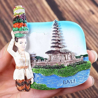 Magneti za hladnjak 3d naljepnica svjetska tura Egipat piramida Indija Dubai Dubai Izrael Bali Kuvajt Turistički suvenir Magnetna naljepnica za hladnjak
