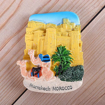 Magneti za hladnjak 3d naljepnica svjetska tura Egipat piramida Indija Dubai Dubai Izrael Bali Kuvajt Turistički suvenir Magnetna naljepnica za hladnjak