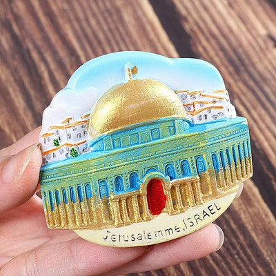 Magneti za hladnjak 3d naljepnica svjetska tura Egipat piramida Indija Dubai Dubai Izrael Bali Kuvajt Turistički suvenir Magnetna naljepnica za hladnjak