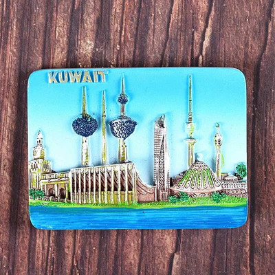 Magneti za hladnjak 3d naljepnica svjetska tura Egipat piramida Indija Dubai Dubai Izrael Bali Kuvajt Turistički suvenir Magnetna naljepnica za hladnjak