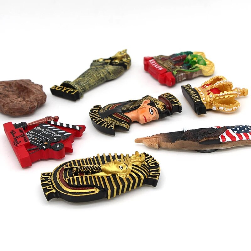 Oscar magnet külmik 3d külmkapimagnet Hollywood USA Soome kroon Egiptuse vaarao lutsern lõvi turismi suveniir magnet