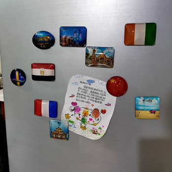 USA Travel Florida Miami Beach Магнит за хладилник Сувенир Декорация на къща Стъкло Хладилник Магнитен подарък за туристи