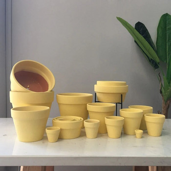 Πολύχρωμο Mini Terracotta Pot Πηλός Κεραμική κεραμική Planter Flower Pots Succulent Nursery Pots Pottery Terracotta