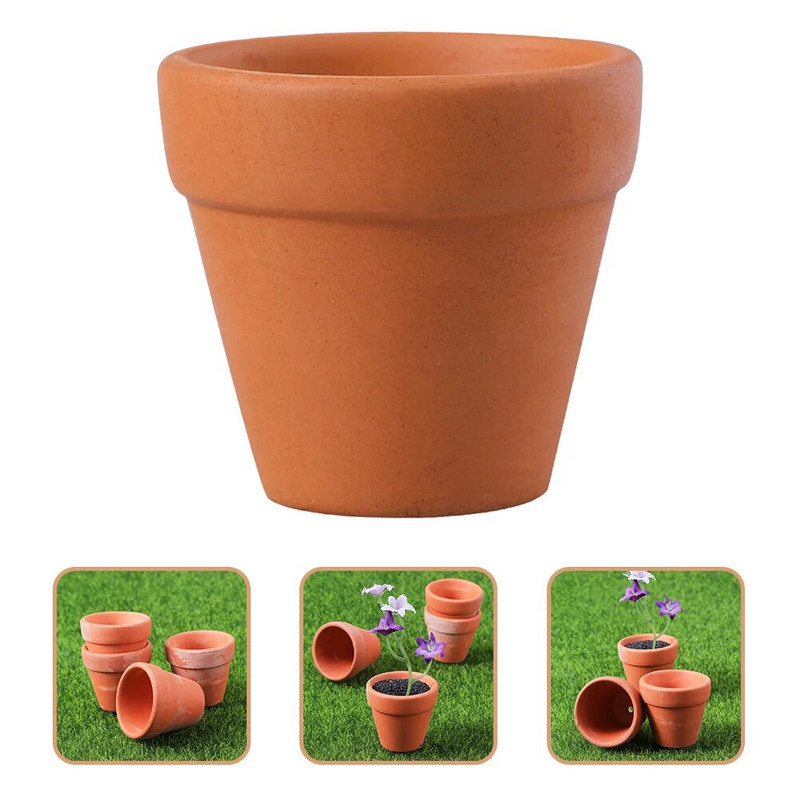 Mala crvena keramička posuda za cvijeće Posuda od terakote Posuda za sadnju od glinene keramike Crvena posuda za cvijeće Posuda za cvijeće Uredska stolna posuda za cvijeće