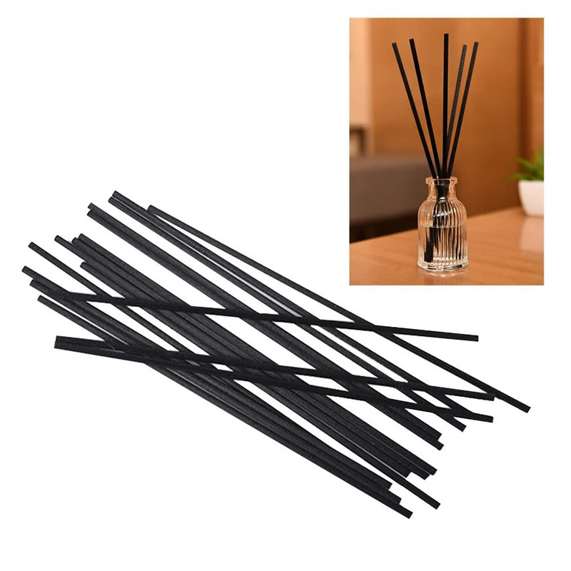 50 db Illékony Stick Office Otthoni Diffúzorok Csere Rattan Reed Sticks Fa Aroma