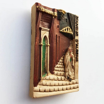 Африка Алжир 3D магнити за хладилник Туристически сувенири Магнити за хладилник Колекция стикери Занаяти Подарък Декорация Статии