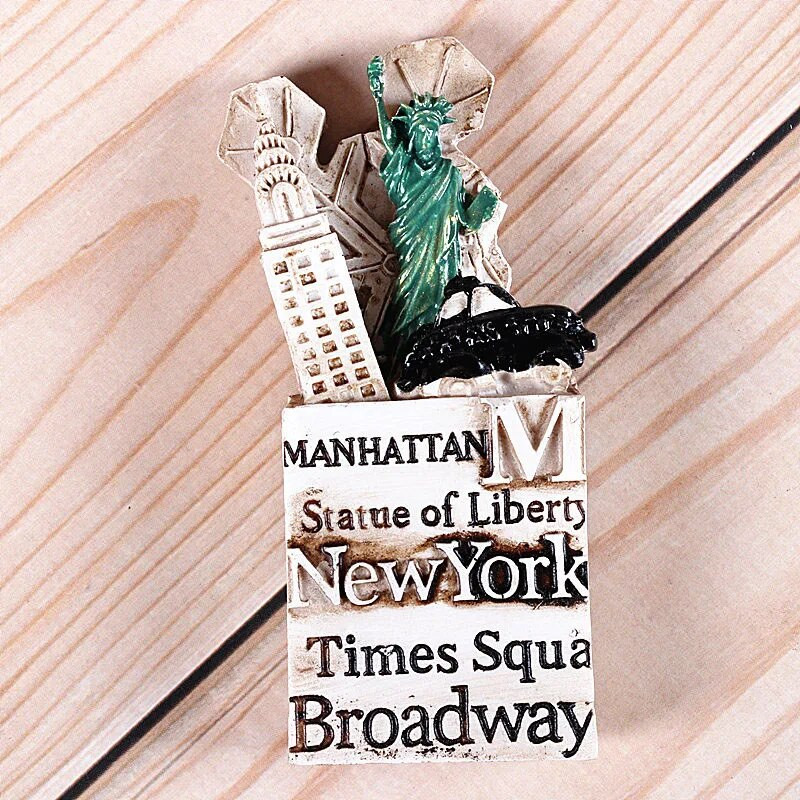 Välismaise külmiku kleebis Ameerika Ühendriigid USA New York Peruu Kanada Venetsueela Brasiilia Mehhiko külmkapimagnetid maailmakollektsiooni kingitus