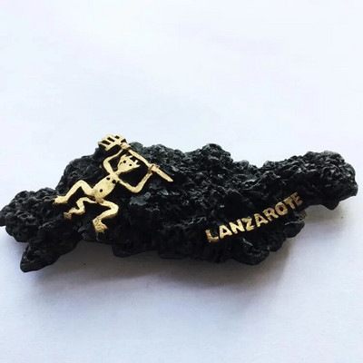 ispanija kelioniniai šaldytuvo magnetai Maljorkos kruizai Lanzarotės žemėlapis suvenyrų šaldytuvas