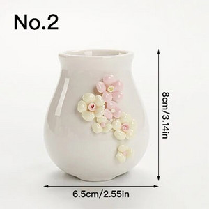 Keramička DIY posuda za cvijeće Vaza Sadilica Biljke u saksiji Bonsai Dekoracija kućnog ureda Stolni ukrasi Vrtni pribor Posuda za sukulentne biljke