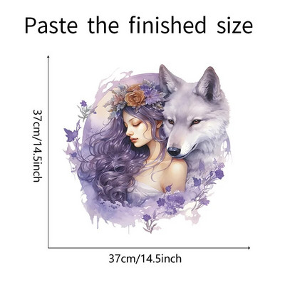 Uued printsessi hunditüdruku seinakleebised Tüdrukutoa lillede liblika seinakleebis Magamistoa Beebitoa kaunistus Elutoa kodukaunistus