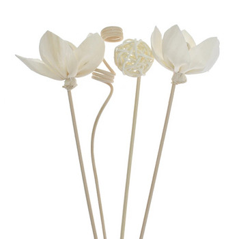 Σχήμα λουλουδιού Ανταλλακτικό ραβδί διαχύτης λαδιού Rattan Stick Reed Diffuser Replacement Stick DIY Χειροποίητο ντεκόρ σπιτιού Flower Aromatic Rattan