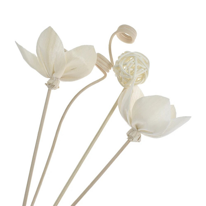 Lillekujuline rotangist õlihajuti täitepulk, pilliroo hajuti asenduspulk DIY käsitsi valmistatud kodukaunistused, lilled, aromaatsed rotangist