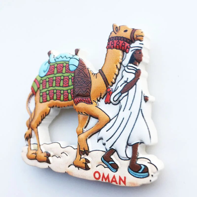 Azija Oman Turistički suvenir Magnetna naljepnica Magnetski hladnjak Ukrasni artikli Rukotvorine Darovi