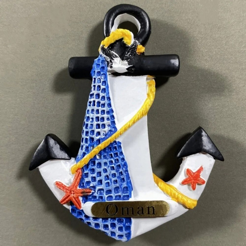 Azija Oman Turistički suvenir Magnetna naljepnica Magnetski hladnjak Ukrasni artikli Rukotvorine Darovi