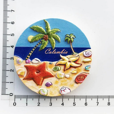 Colombia Magneti za hladnjak Cartagena Turistički suveniri Naljepnice za hladnjak Rođendanski darovi Magnetske naljepnice s oglasnom pločom