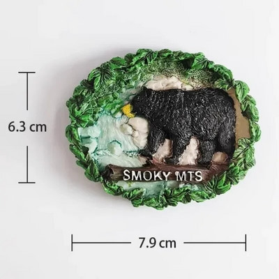 Amerika Washington DC Magneti za hladnjake Los Angeles Chicago New Jersey Savannah Texas Suveniri Sjedinjene Države Naljepnice za hladnjake