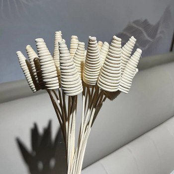 10 бр. 2,5 мм резервни пръчки за дифузьор от тръстика Направи си сам, ръчно изработен декор за дома, изключително дебел ратанов ароматерапевтичен дифузьор, пълнителни пръчици