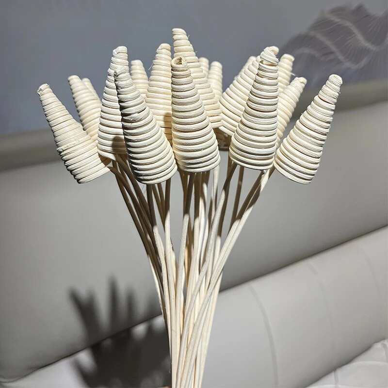 10 tk 2,5 mm pilliroost hajuti vahetuspulgad DIY käsitsi valmistatud kodusisustus Eriti paksud rotangist aroomiteraapia difuusori täitepulgad