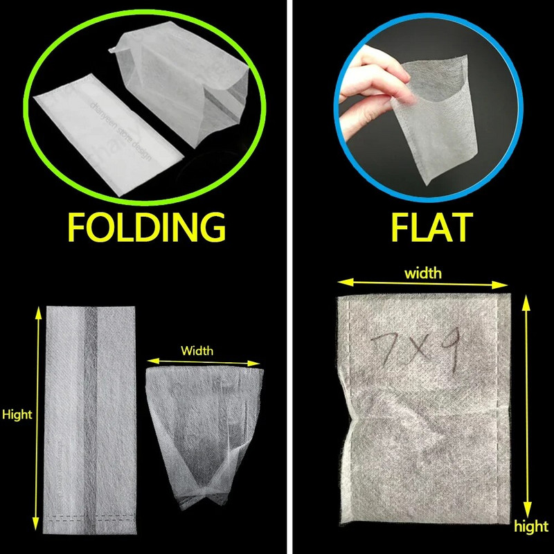 100 kom Vreće za uzgoj biljaka Vreće za rasadnik Sjeme za sijanje Posude za cvijeće Biorazgradiva netkana tkanina za kućni vrtni pribor Alati