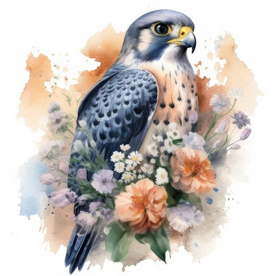 C85#Akvarel Razne zidne naljepnice s pticama Pozadina dječje sobe Mural za uređenje doma Naljepnice za tapete za dnevnu sobu