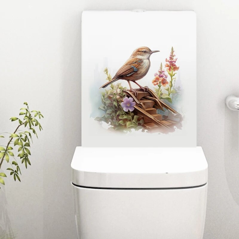 C85#Akvarel Razne zidne naljepnice s pticama Pozadina dječje sobe Mural za uređenje doma Naljepnice za tapete za dnevnu sobu