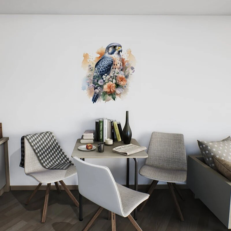 C85#Akvarel Razne zidne naljepnice s pticama Pozadina dječje sobe Mural za uređenje doma Naljepnice za tapete za dnevnu sobu