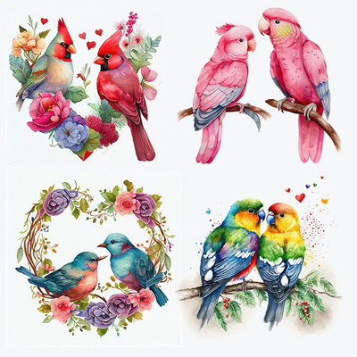 M718 Parrots Birds Art Home Wall Decals Decor For Kids Room  Home Decoration Wallpapers Removable Decor