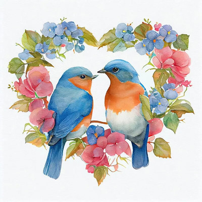 M718 Papige Ptice Umjetničke kućne zidne naljepnice Dekoracije za dječju sobu Ukrasne tapete za dom Dekoracije koje se mogu ukloniti