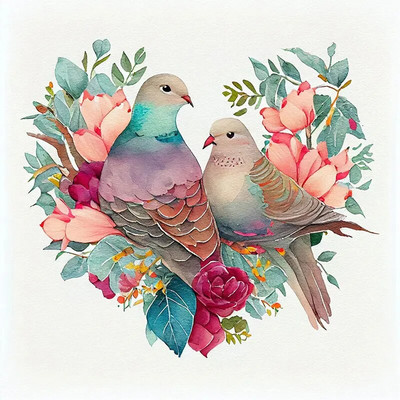 M718 Papige Ptice Umjetničke kućne zidne naljepnice Dekoracije za dječju sobu Ukrasne tapete za dom Dekoracije koje se mogu ukloniti