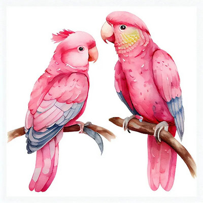 M718 Papige Ptice Umjetničke kućne zidne naljepnice Dekoracije za dječju sobu Ukrasne tapete za dom Dekoracije koje se mogu ukloniti