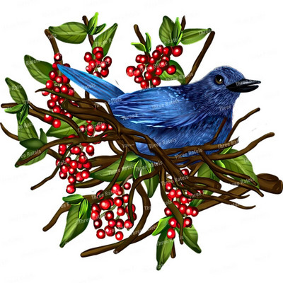 Three Ratels QCF146 Cvijet i ptica elegantna umjetnost autohezija naljepnica uređenje doma električni uređaji ogrebotine štit naljepnice