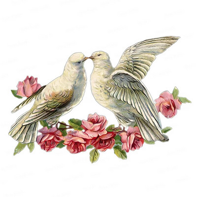 Three Ratels QCF146 Cvijet i ptica elegantna umjetnost autohezija naljepnica uređenje doma električni uređaji ogrebotine štit naljepnice