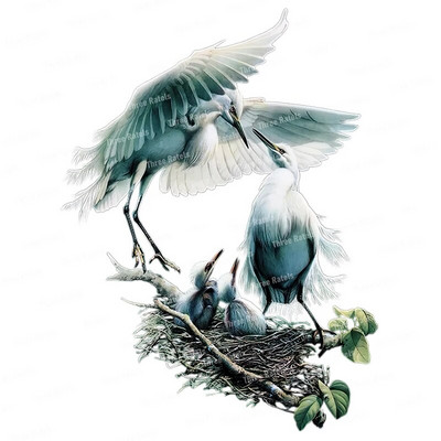 Three Ratels QCF146 Cvijet i ptica elegantna umjetnost autohezija naljepnica uređenje doma električni uređaji ogrebotine štit naljepnice