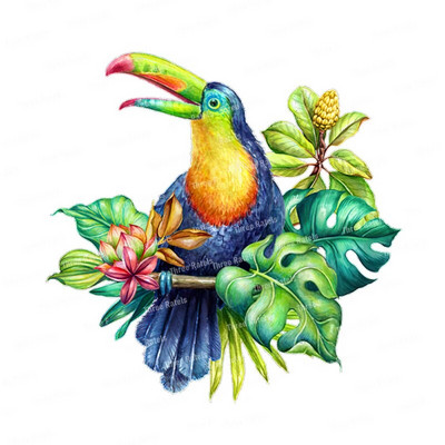 Three Ratels QCF146 Cvijet i ptica elegantna umjetnost autohezija naljepnica uređenje doma električni uređaji ogrebotine štit naljepnice